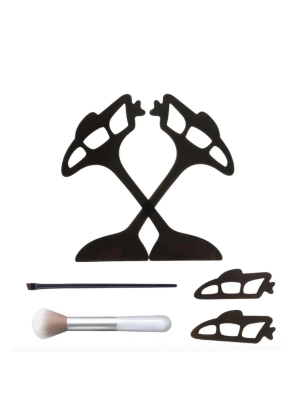Eyeshadow Stencil And Brush Set for Eye Makeup